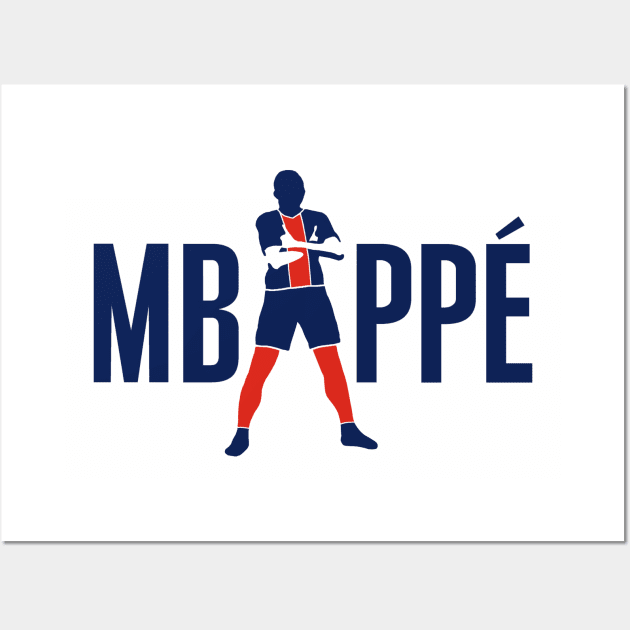 Kylian Mbappe, PSG, France World Cup Wall Art by FanSwagUnltd